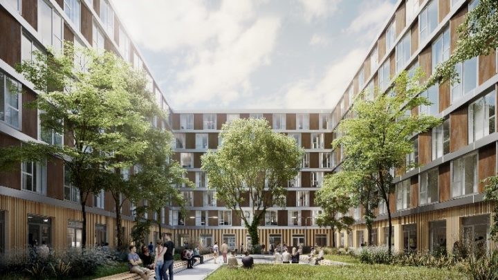 Afbeelding bij Bouw studenten- en jongeren complex in Amsterdam zijn gestart